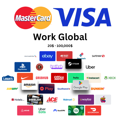 Virtual Credit Card (Worldwide)