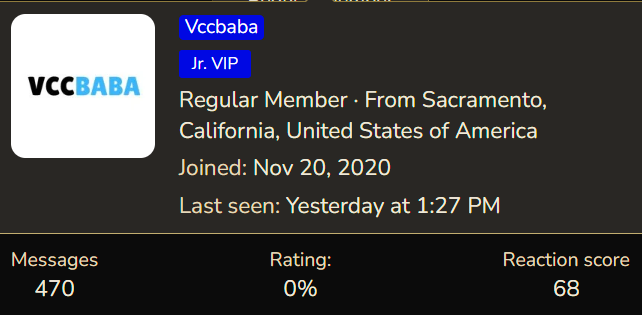 A Trusted Virtual Credit Card Seller on ( BlackHatWorld )🔥 - Image 2